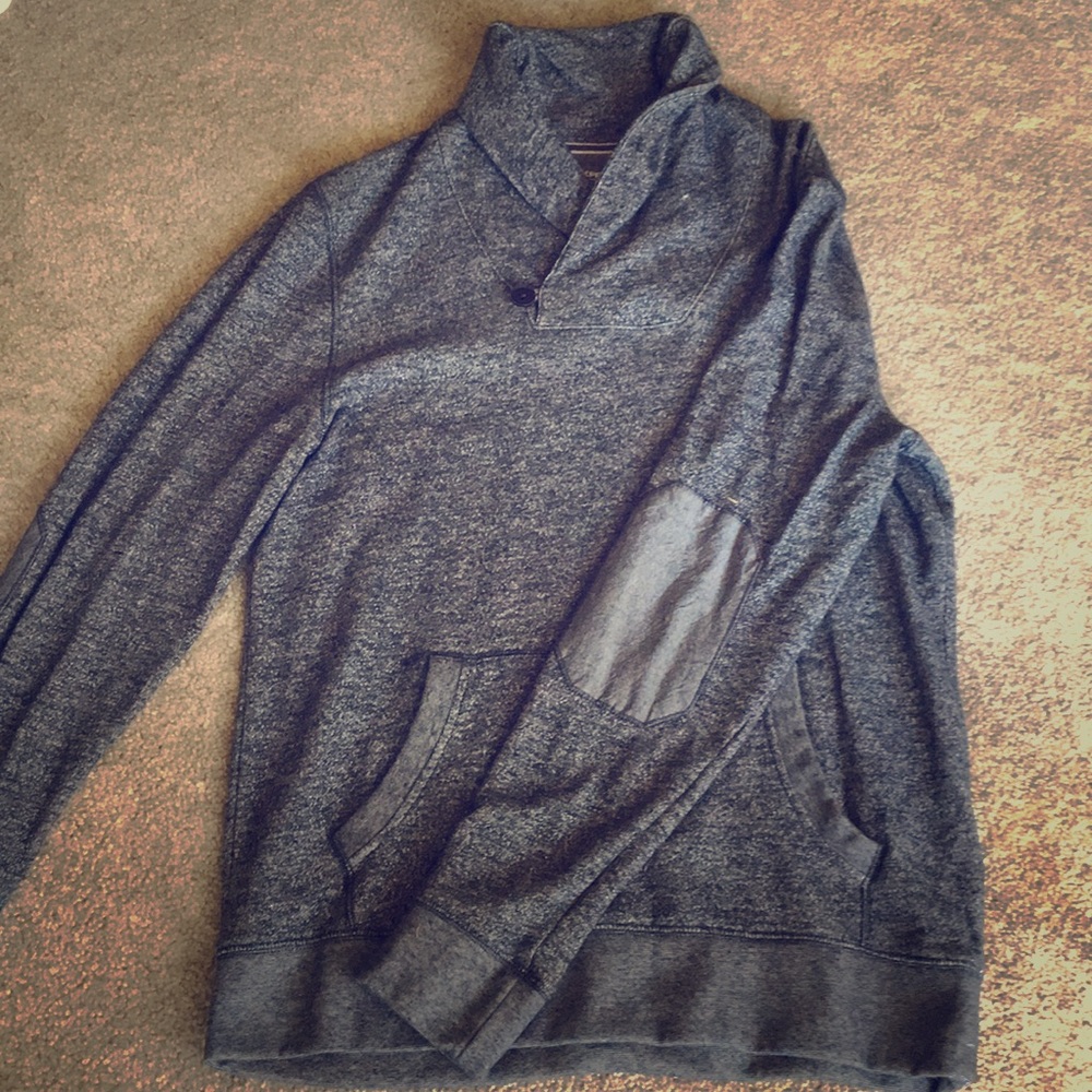 Gray Express Men’s Cardigan Sweater
